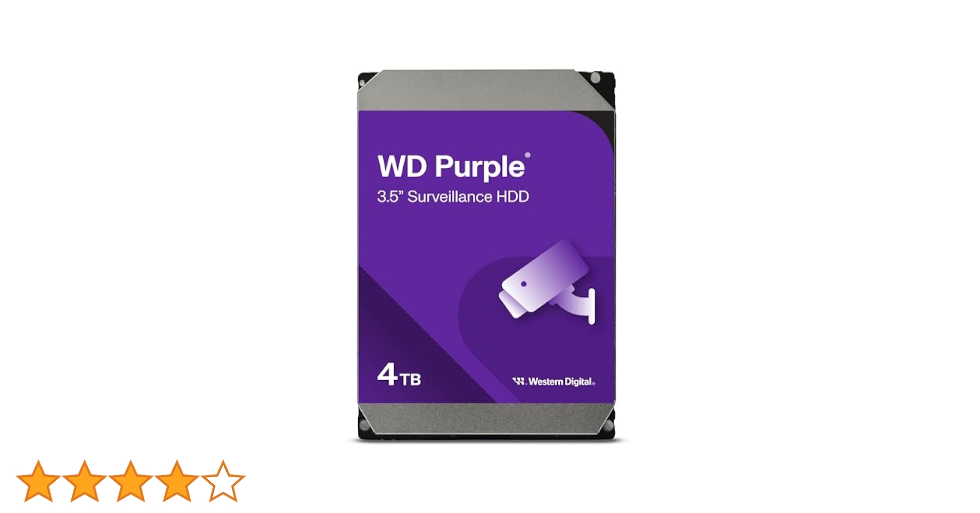Amazon | Western Digital HDD 4TB WD Purple 監視システム 3.5